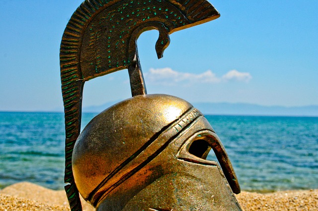 řecká helma