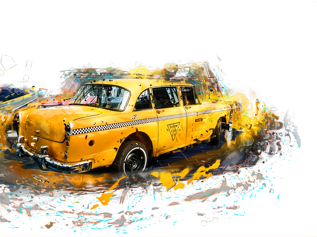 nakreslené taxi